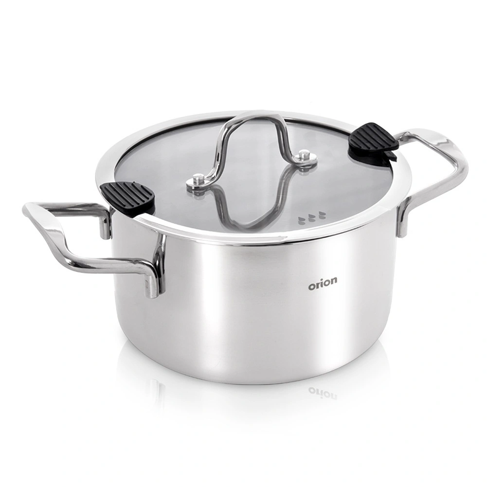 E-shop Nerezový hrniec s pokrievkou VENICE 24 cm, 6,2 l