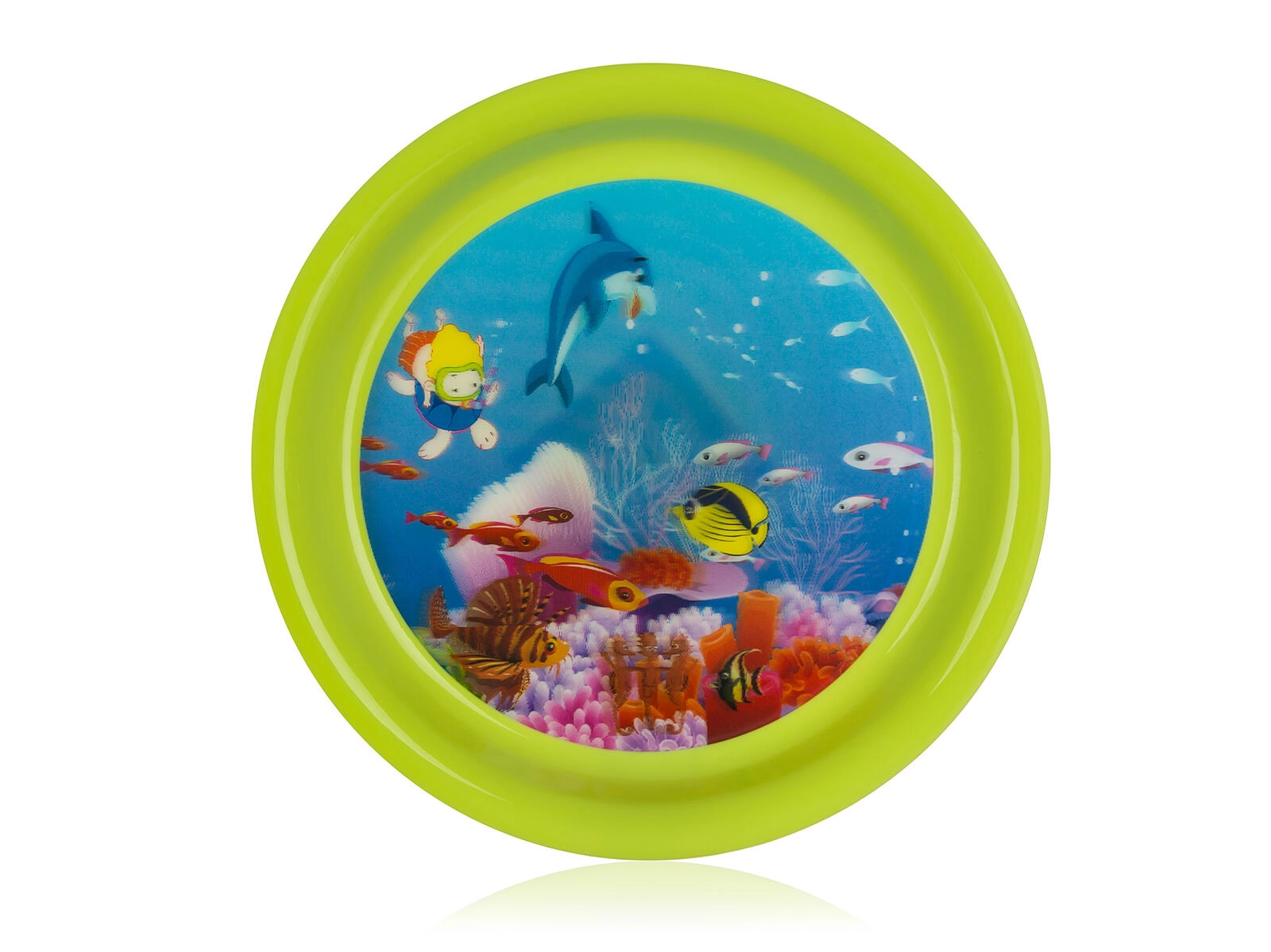 E-shop Detský plastový tanier 19,5 cm SEA