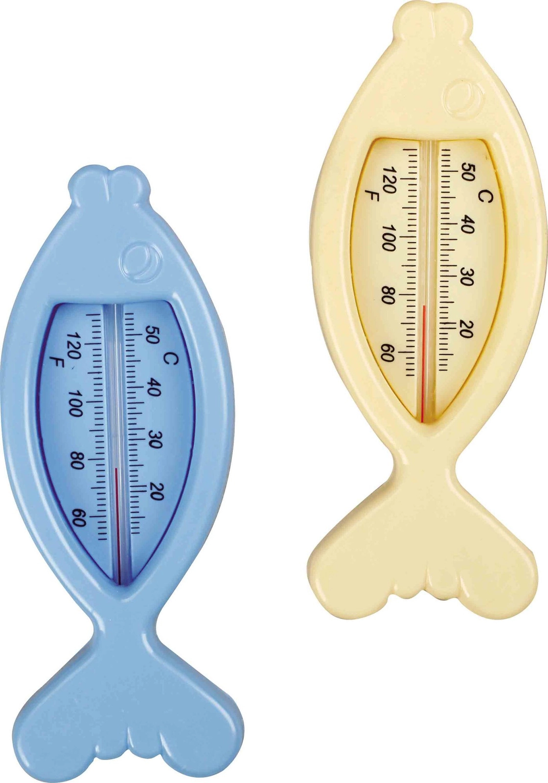 E-shop Bazénový bezortuťový teplomer Rybka 15 × 6 cm