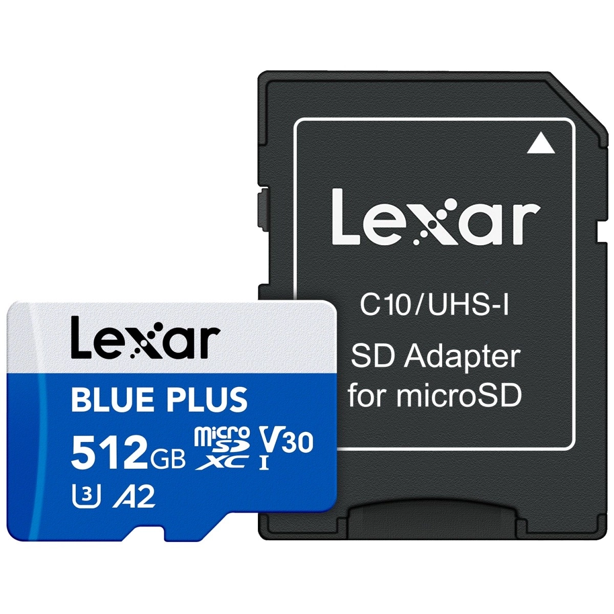 Lexar microSDXC Blue Plus 512 GB A2 U3 V30 (170 MB/s)