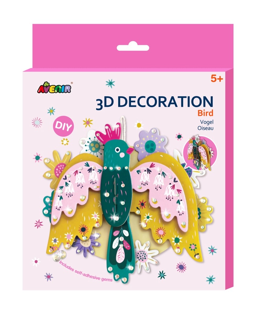 E-shop MG DYSTRYBUCJA Kreativní sada 3D dekorací Pták