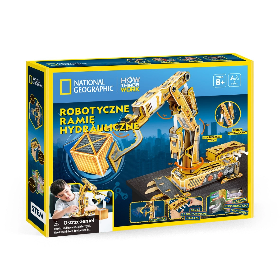 E-shop 3D puzzle hydraulické robotické rameno