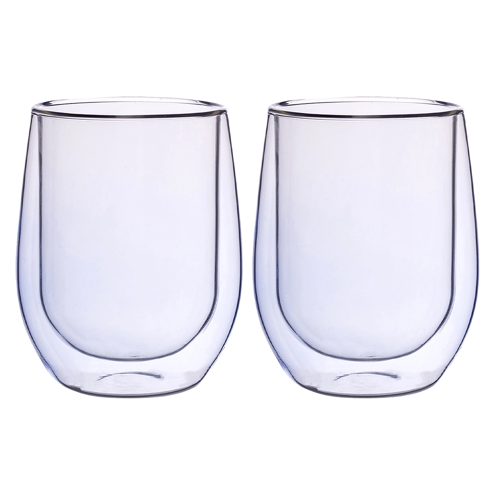 E-shop Andrea color sada 2 pohárov 300 ml modrá
