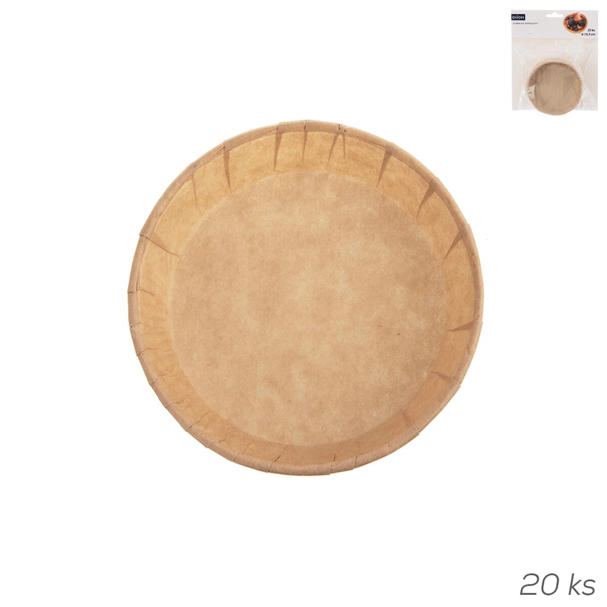 E-shop Papierové formičky na tartaletky 10,5 cm (20 ks)