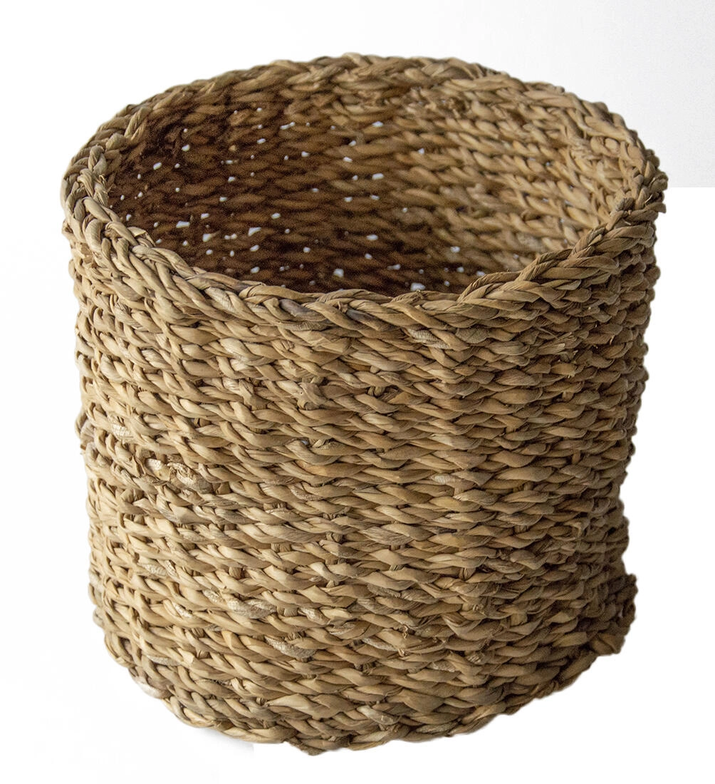E-shop Košík okrúhly stredný pr.21x18cm morská tráva