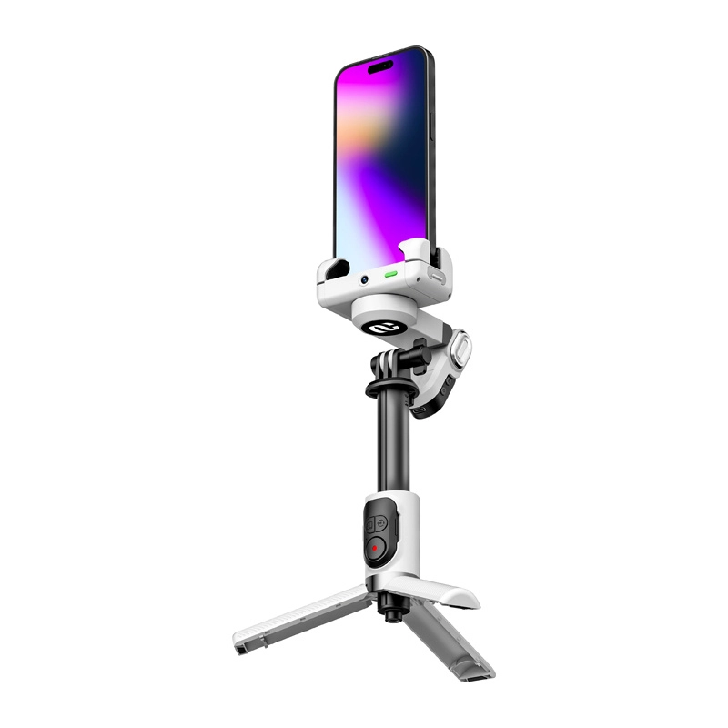 E-shop AOCHUAN Stabilizátor M1 Pro s RGB osvětlením (bílý)