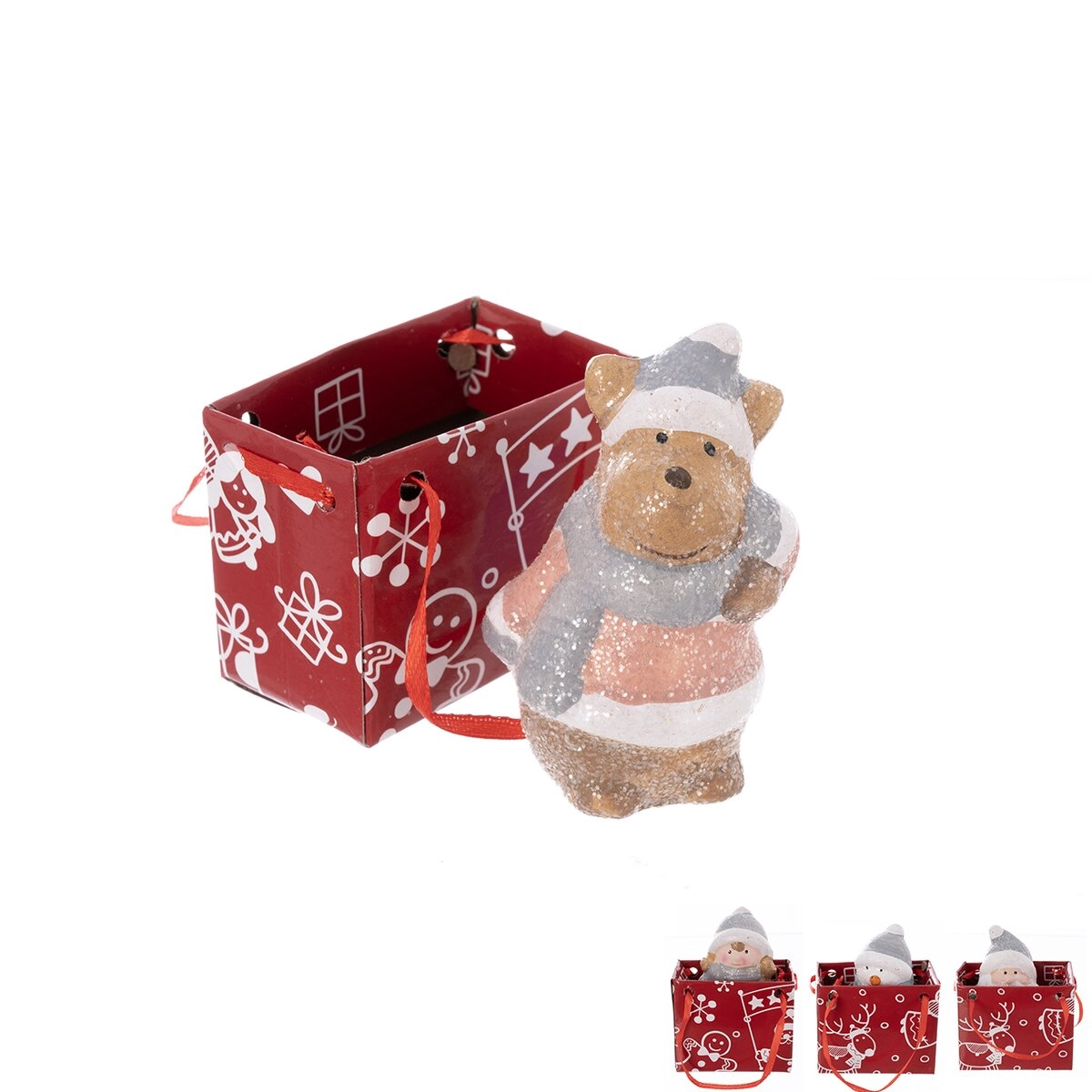 E-shop Keramická vianočná figúrka 6 cm (4 varianty assort)