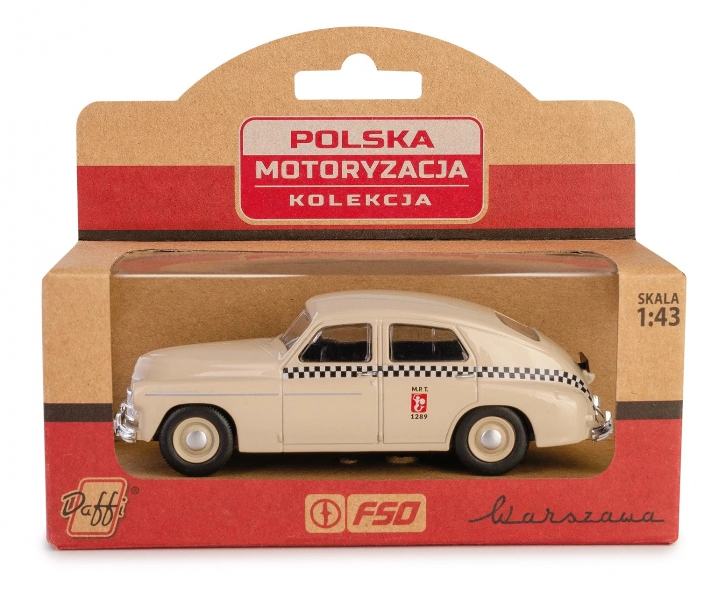 E-shop Historický vozidlo PRL Warszawa M20 taxi pieskový model