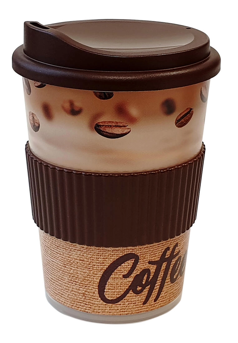 E-shop Pohár s náustkom 0,4 l s manžetou PH Ekoline Coffee