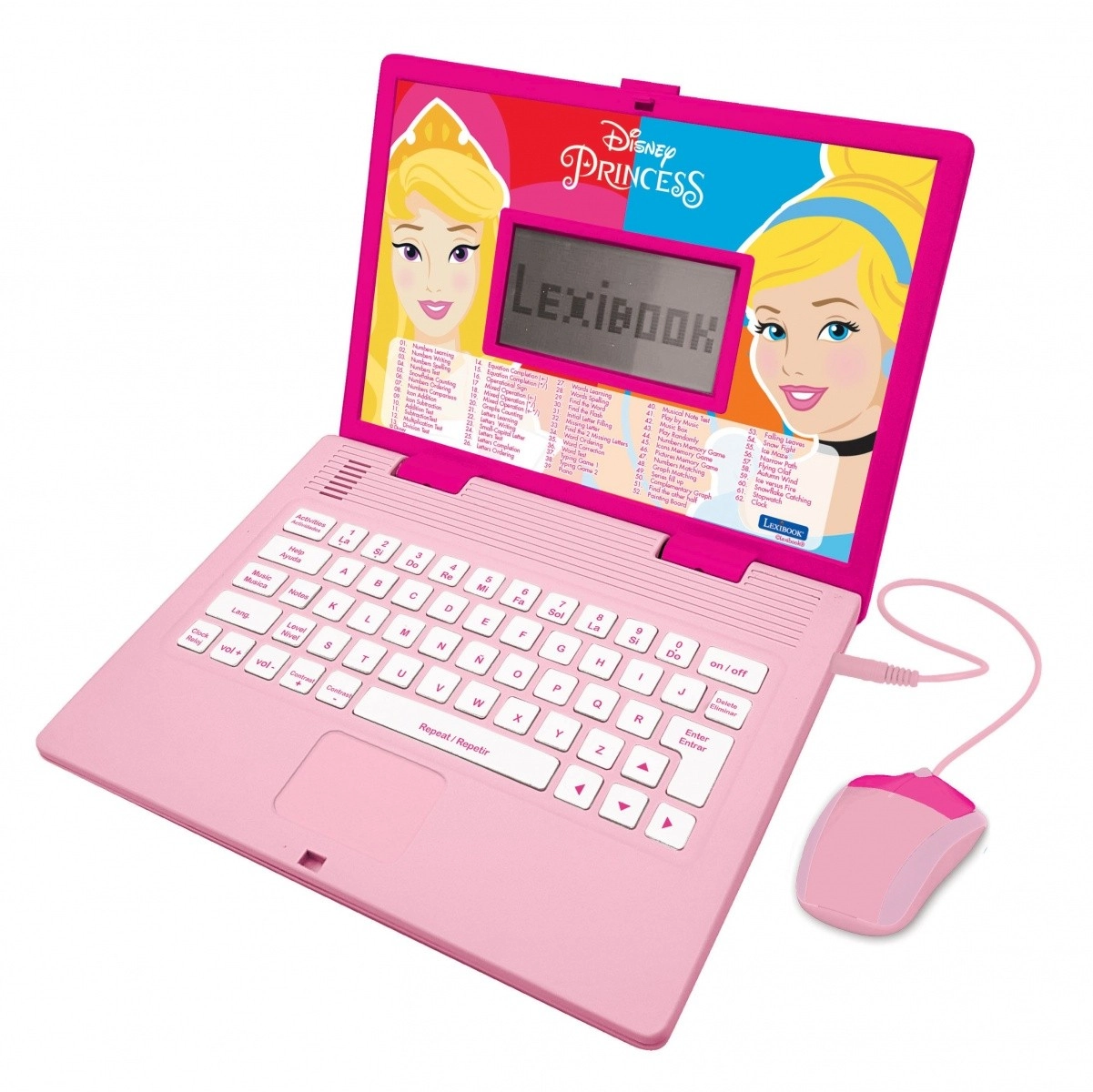 E-shop Interaktívny laptop pre deti Disney Princezná