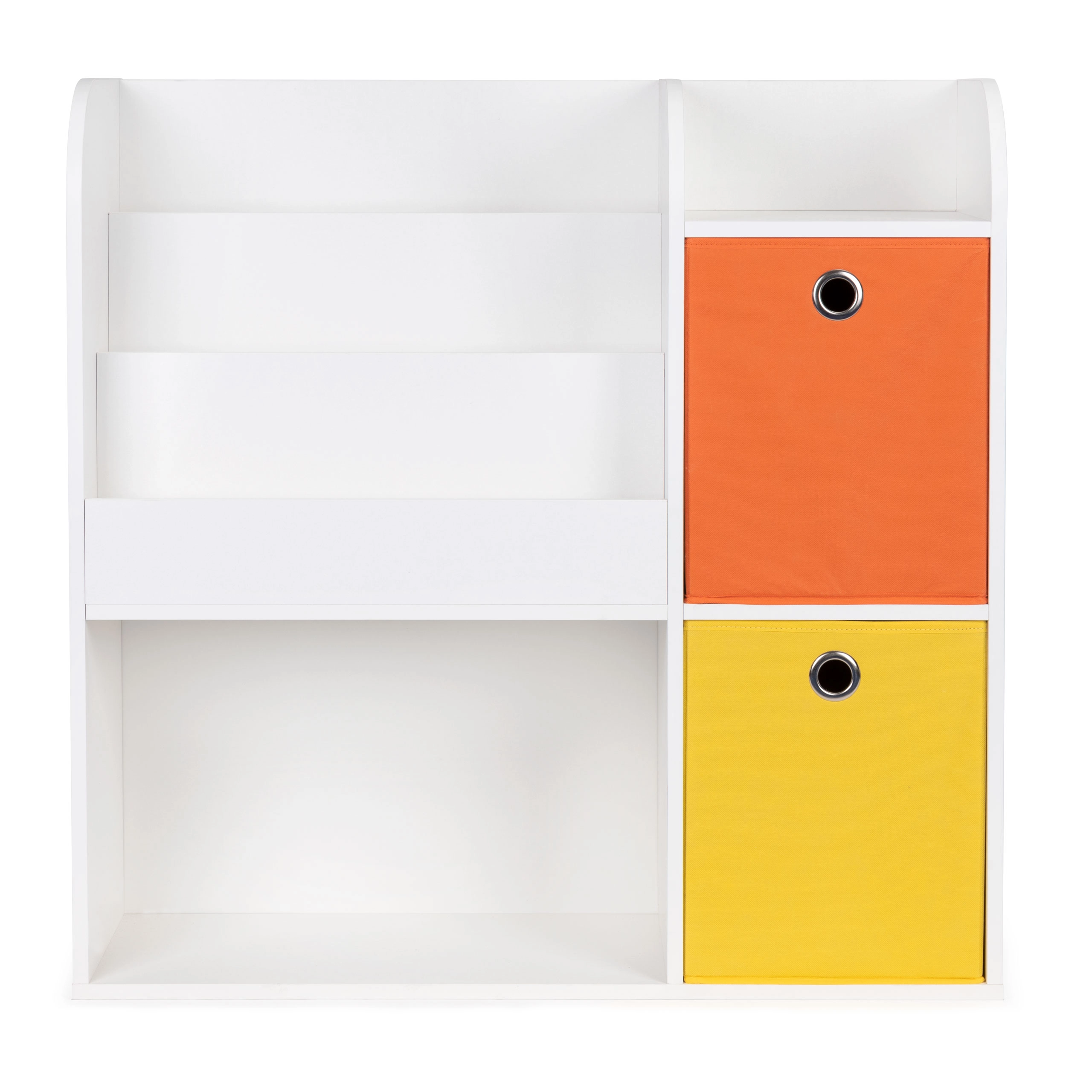 E-shop Eco Toys Domček biela/oranžová/žltá 6 priehradok