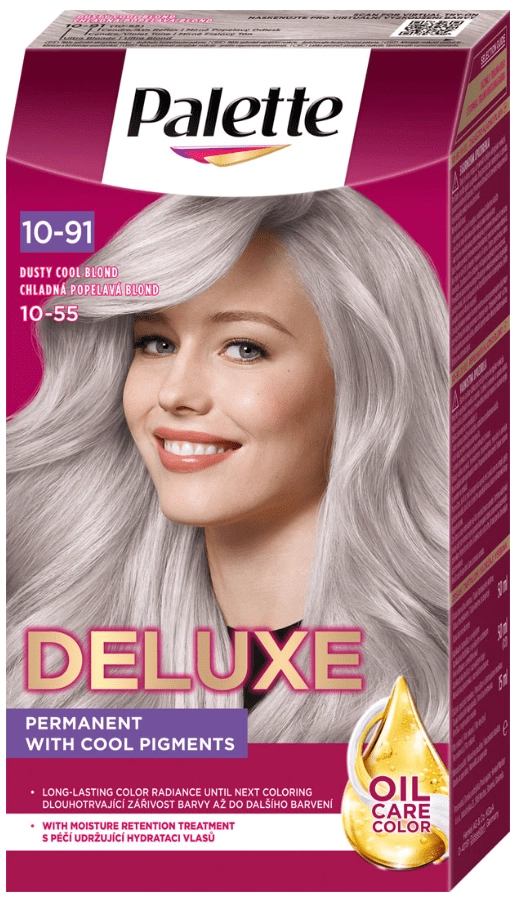 E-shop Schwarzkopf Palette Deluxe 10-55 Chladná popelavá blond