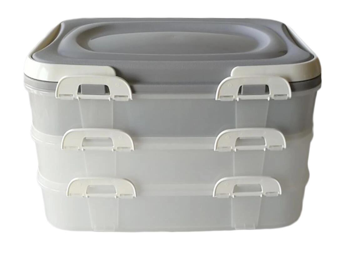 E-shop Oem Dóza Piknik s uchami 3 poschodia 40x30x27 cm
