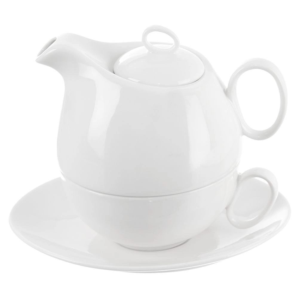 E-shop Orion Mona porcelánová kanvička so šálkou a podšálkou na čaj
