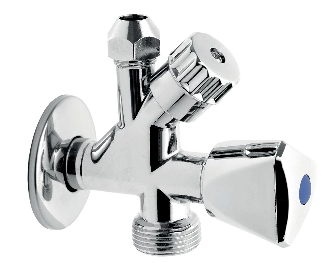 ventil kombi práčka. roh. sa zp. kl.3 / 8 "x1 / 2" x3 / 4 "CF5104