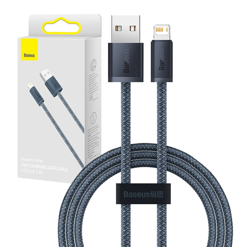 E-shop Kábel Baseus Dynamic Series USB na Lightning 2,4A 2m šedý