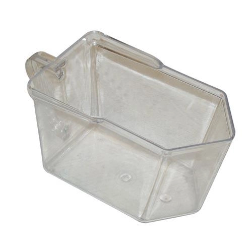 E-shop Zásobnica 10x12x19, 5cm plastová, číra
