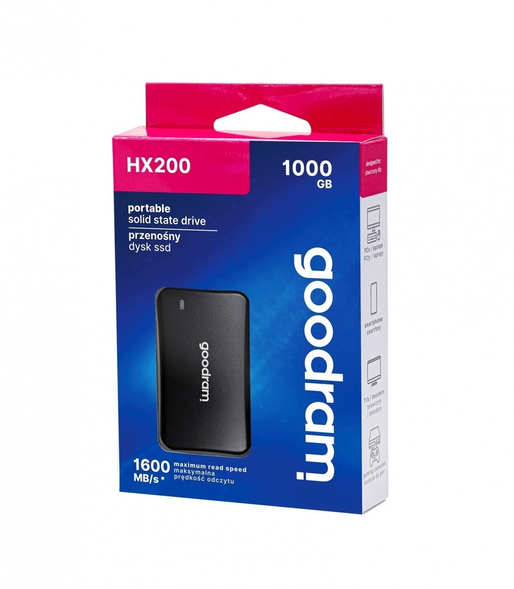 Štýlový a rýchly SSD disk HX200 1TB USB-C