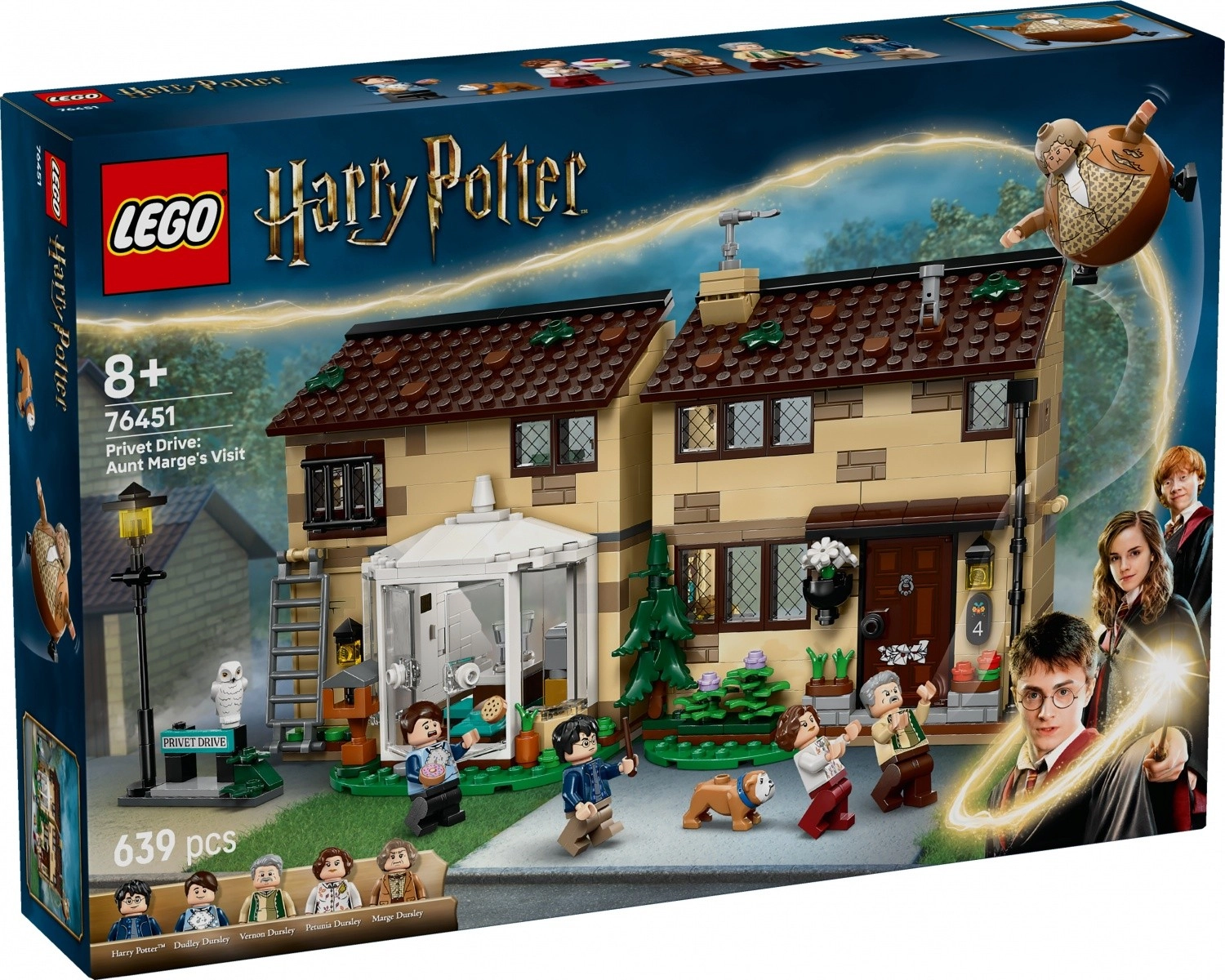 Kocky LEGO Harry Potter Privet Drive: Návšteva tety Marge