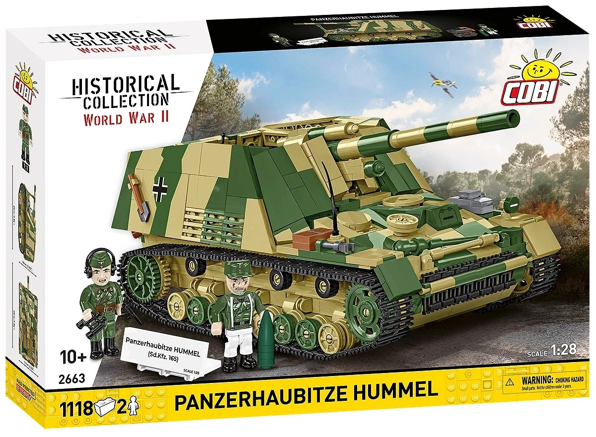 E-shop COBI 2663 World War II Nemecké samohybné delo Panzerhaubitze Hummel 1:28