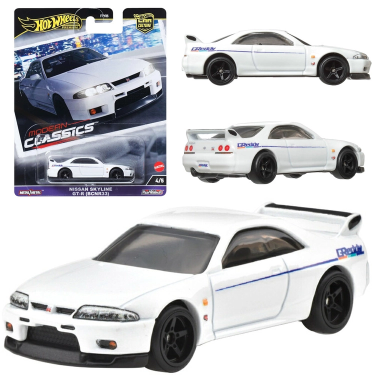 E-shop Hot Wheels Premium kovový model nissan skyline gtr 1:64