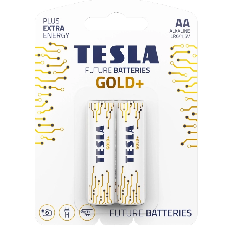 TESLA GOLD+ AA 2ks 12060220