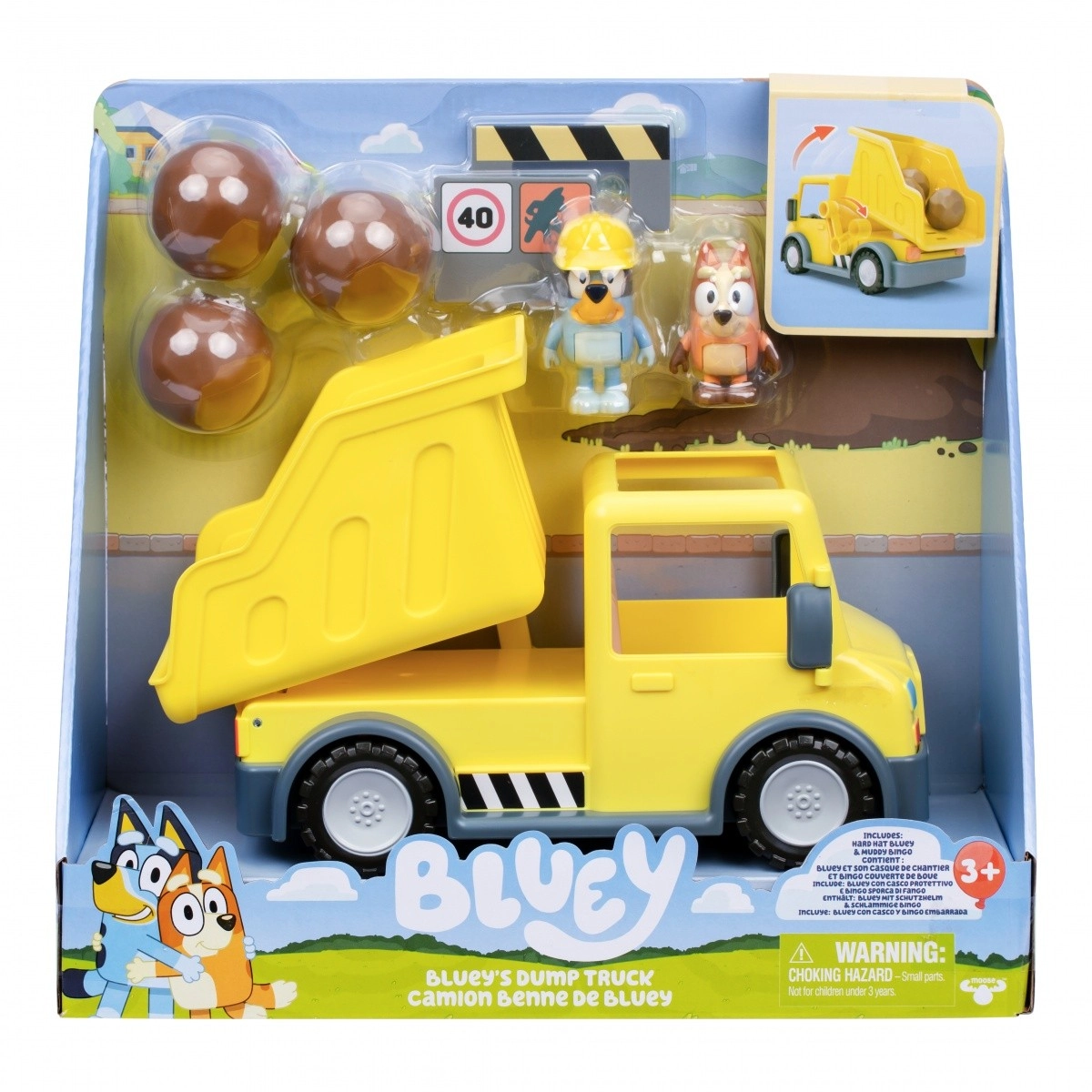 E-shop Bluey Set Sklápačky s 2 Figúrkami