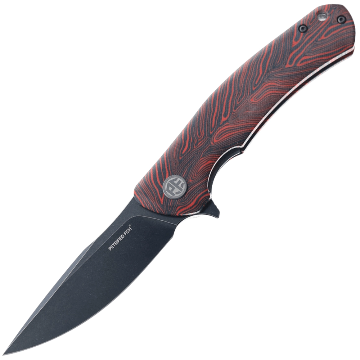 E-shop Petrified Fish PF949 Warrior Black Stonewash K110 Red Gmascus G10 PF949R
