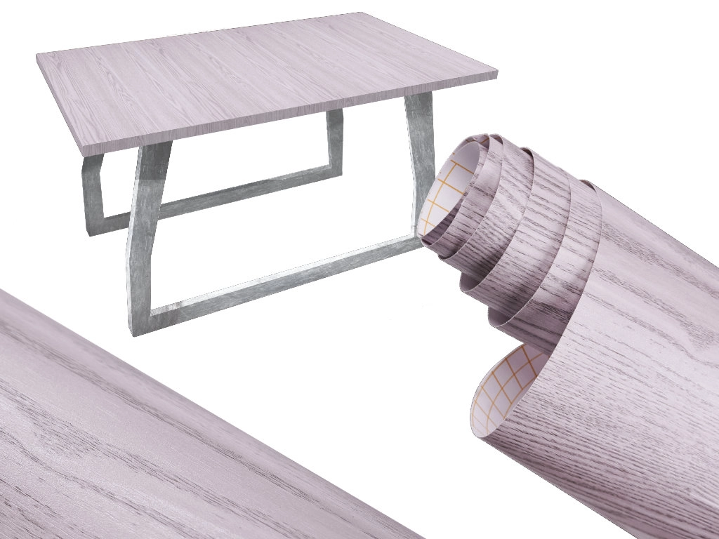 E-shop KIK KX5521 Samolepiaca fólia na nábytok striebornosivý dub 1,22 x 50 m