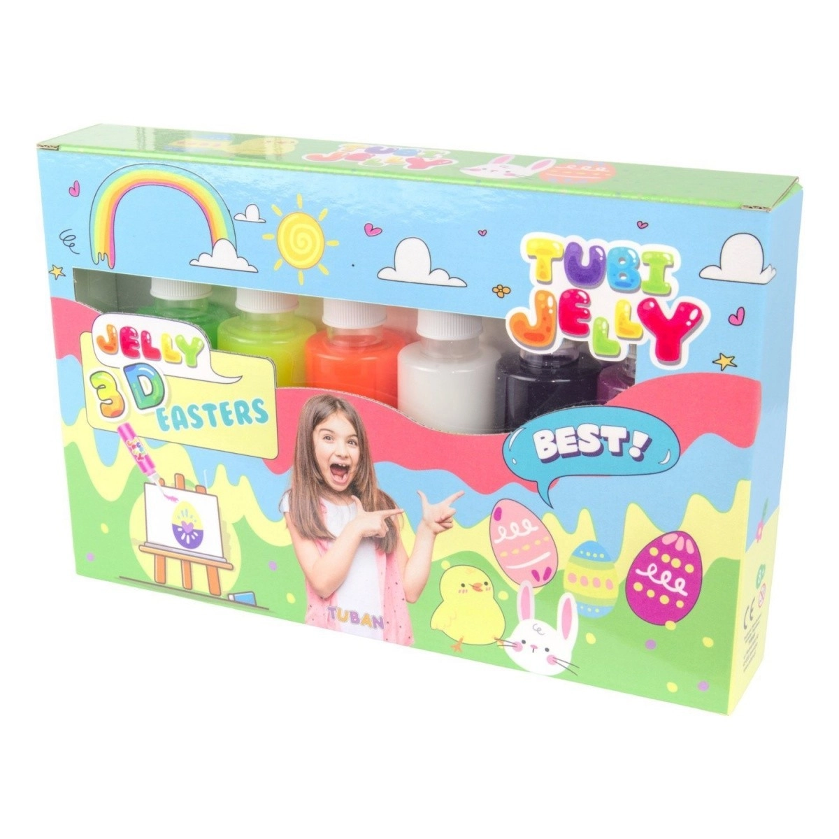 Sada Tubi Jelly 6 farieb - Veľká noc