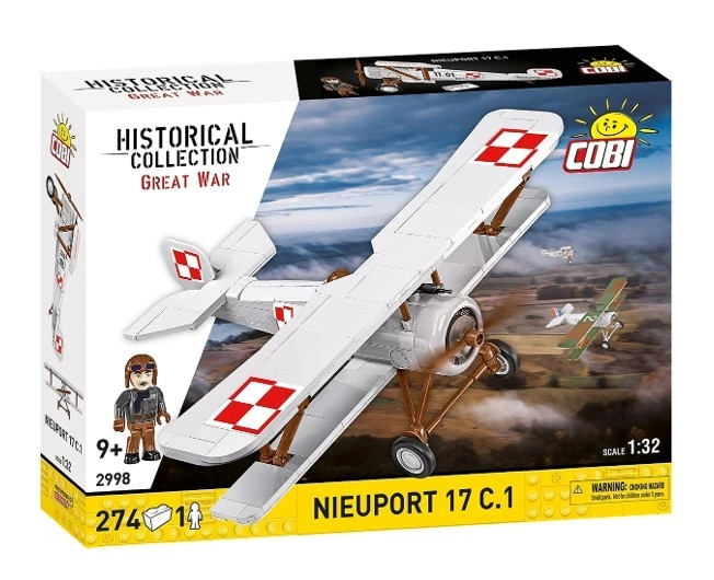 E-shop Cobi 2998 Great War Nieuport 17 C.1, 1:32, 274 k, 1 f