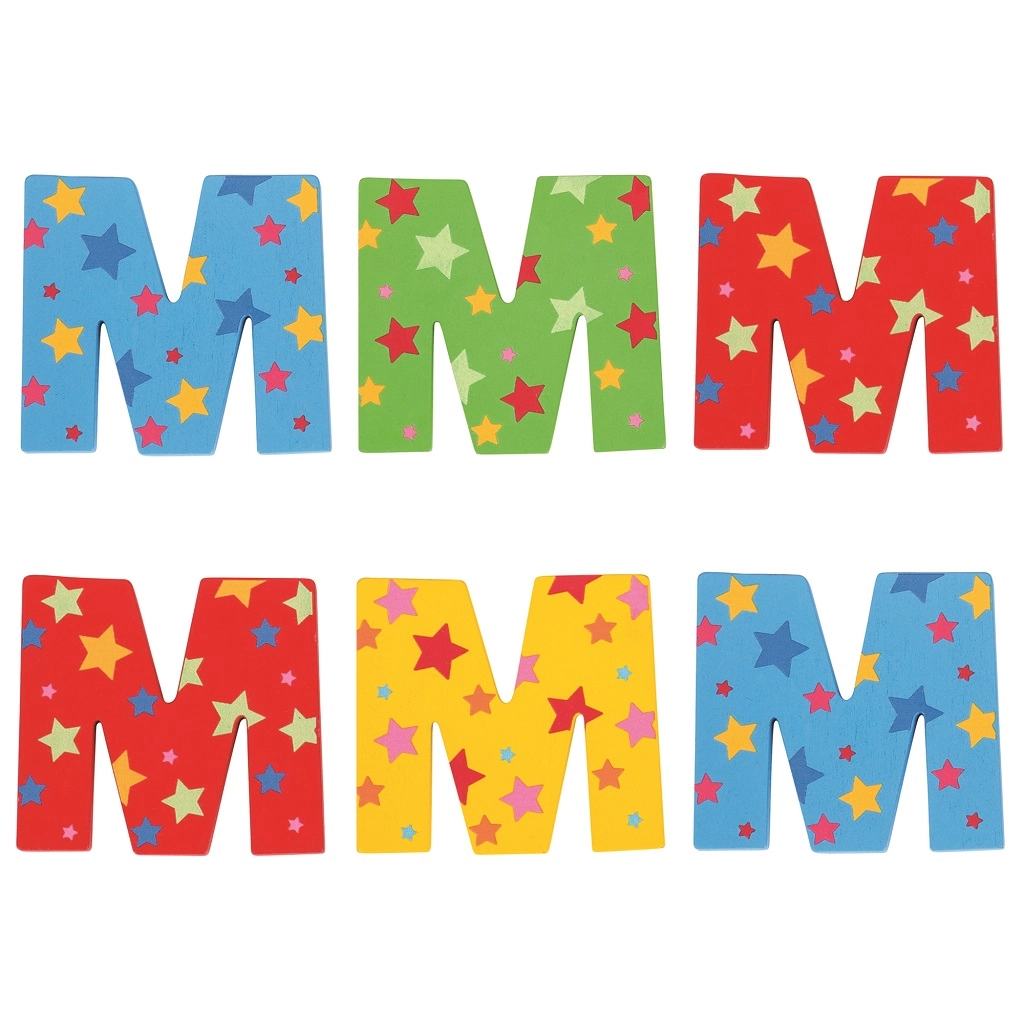 E-shop Bigjigs Toys hviezdičkové písmenko M