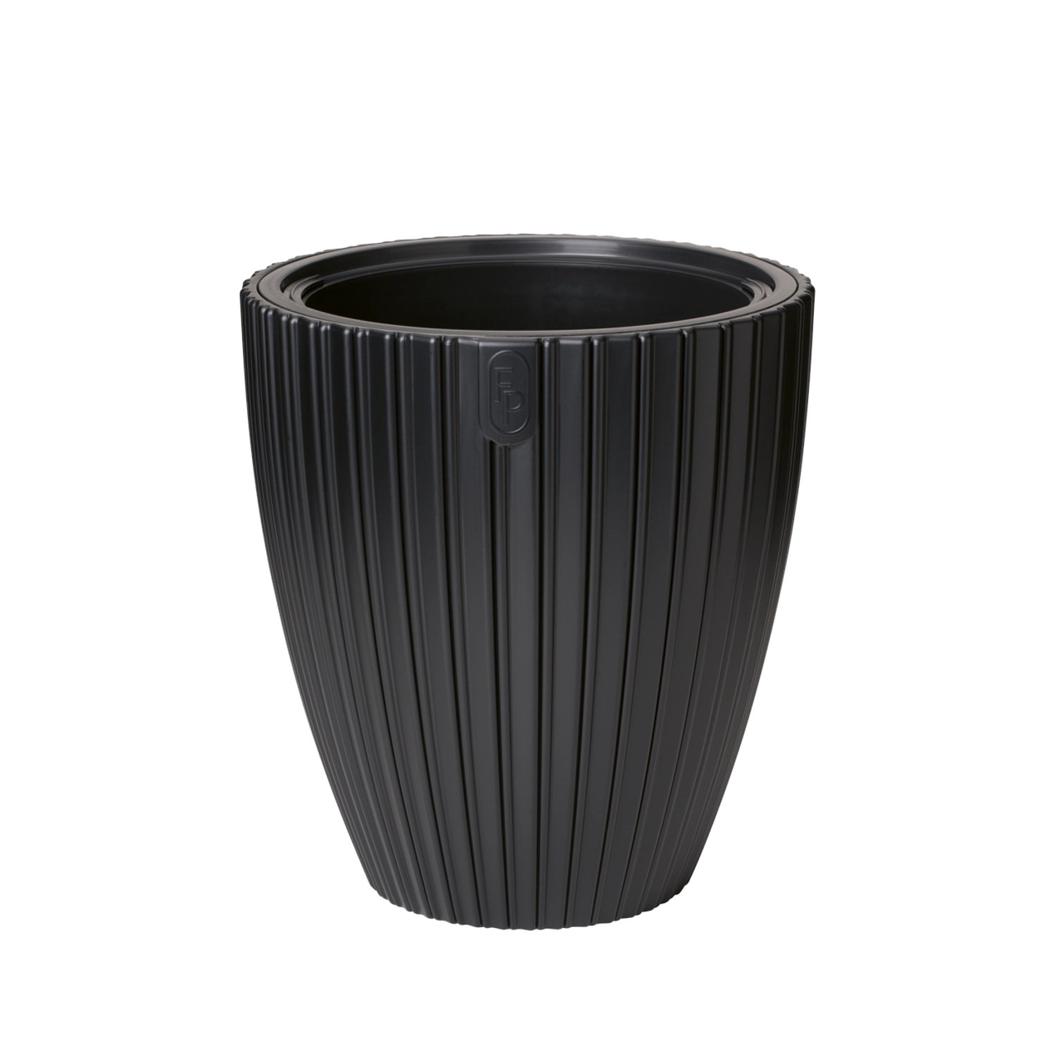 E-shop Kvetináč MIKA 30 cm – hlboká čierna