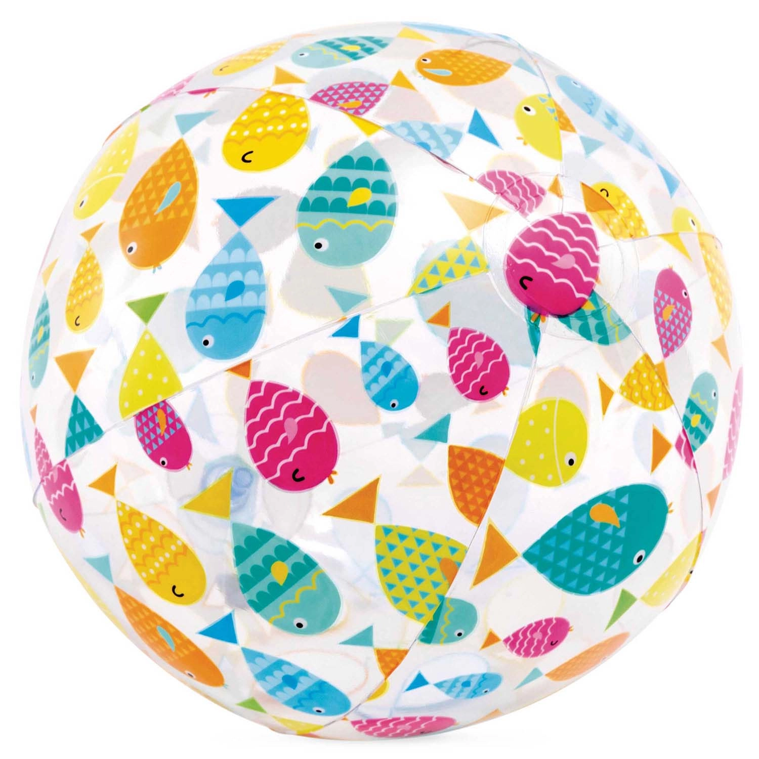 E-shop Nafukovacia plážová lopta veselé rybky 51 cm INTEX