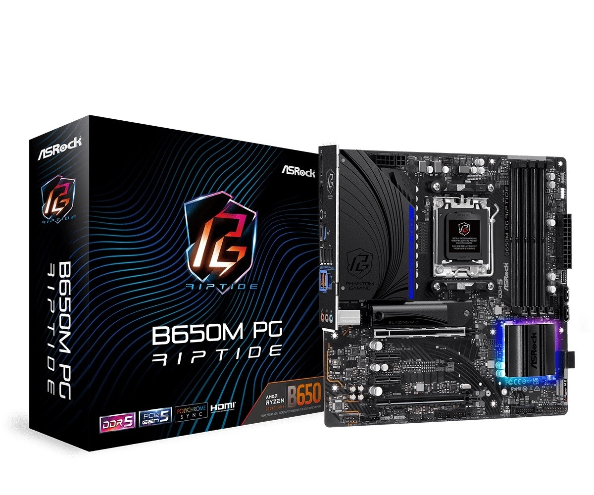 Základná doska B650M PG Riptide mATX pre procesory AMD Ryzen 7000
