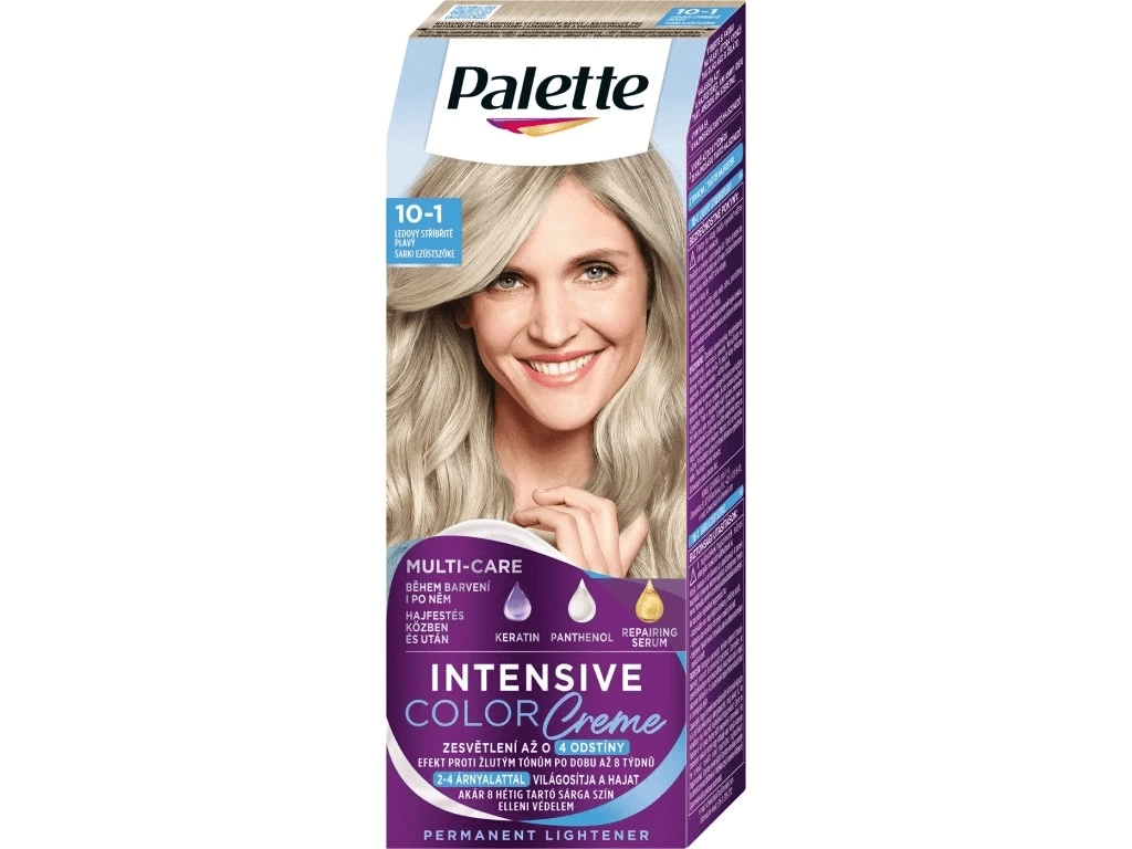 E-shop Schwarzkopf Palette Intensive Color Creme C10 l'adovo striebristý blond 100 ml