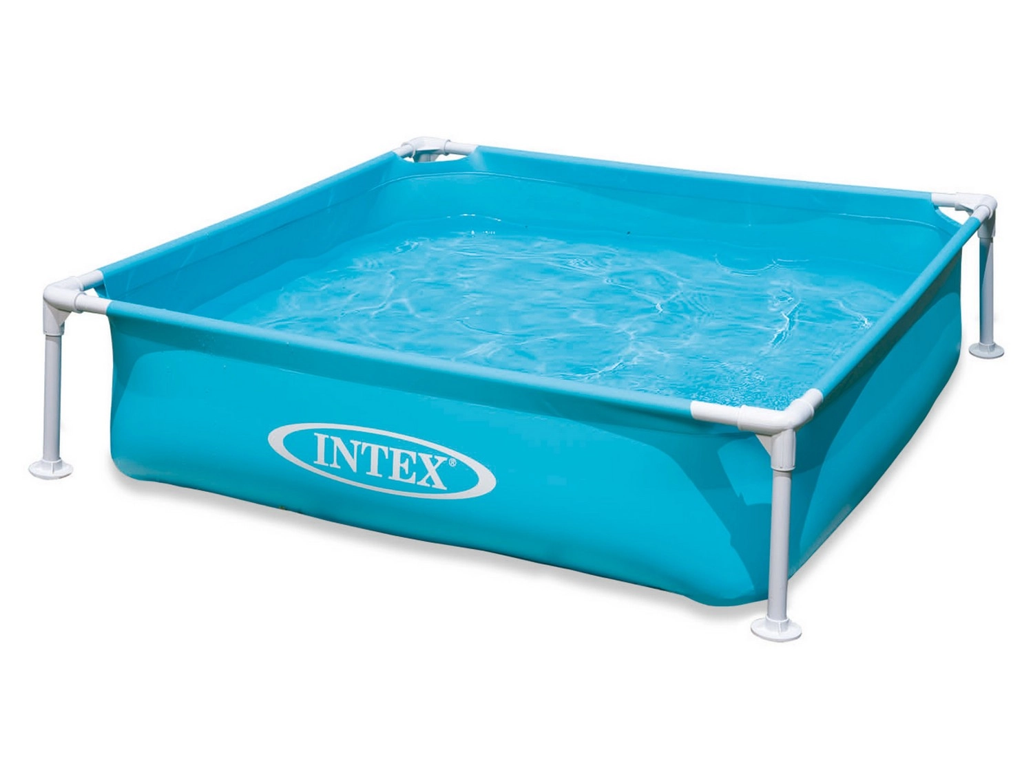 E-shop Intex 57173 Frame Mini modrý 122 x 122 x 30 cm