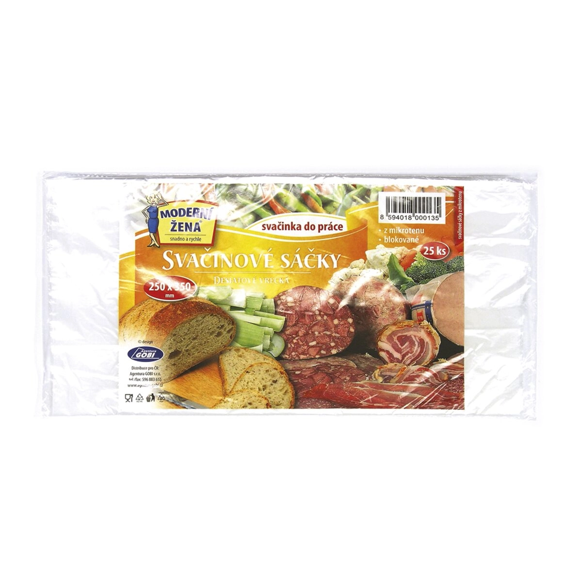 E-shop Sáčok desiatový 25x35 cm 25 ks ORION