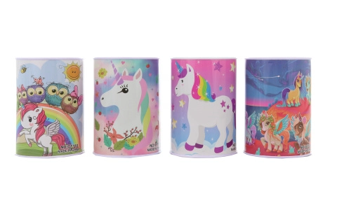E-shop Lamps Kovová pokladnička Jednorožci