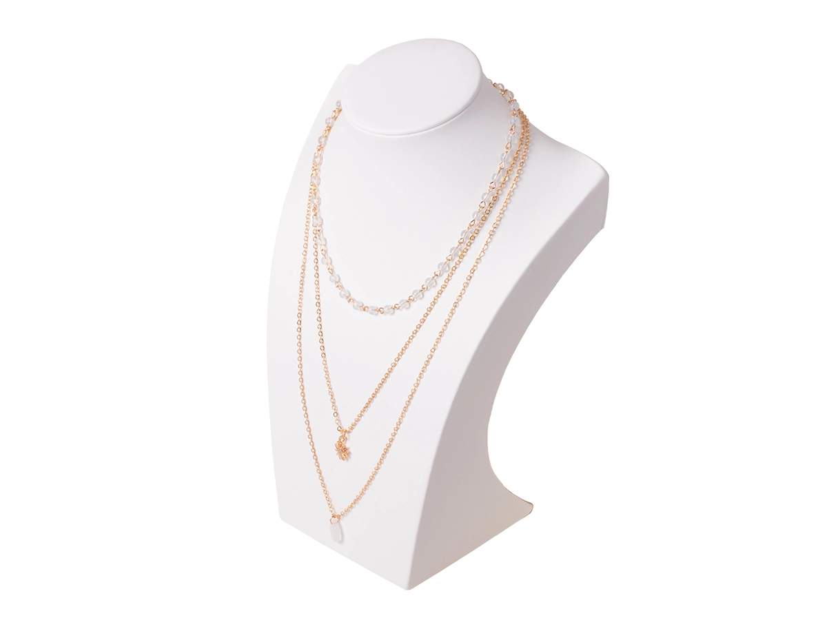 Trojitý náhrdelník - zlatý