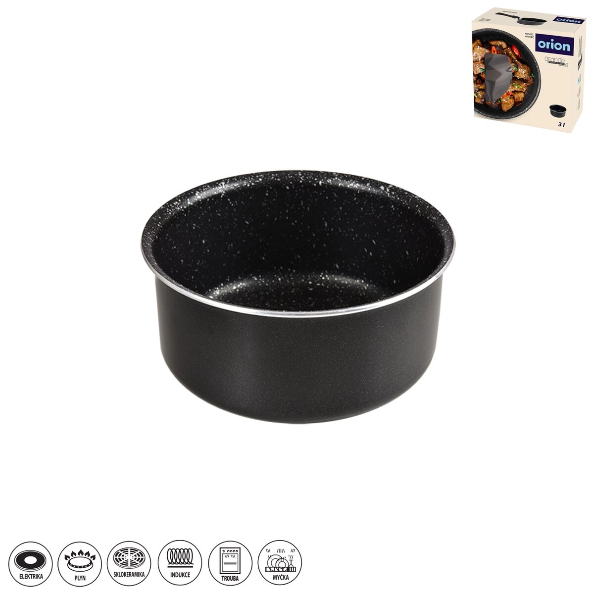 E-shop Orion hrniec grande combi 3 l s nepriľnavým povrchom