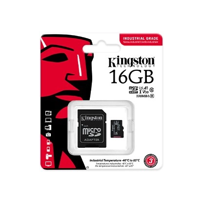 Priemyselná pamäťová karta microSD 16 GB CL10 UHS‑I Kingston