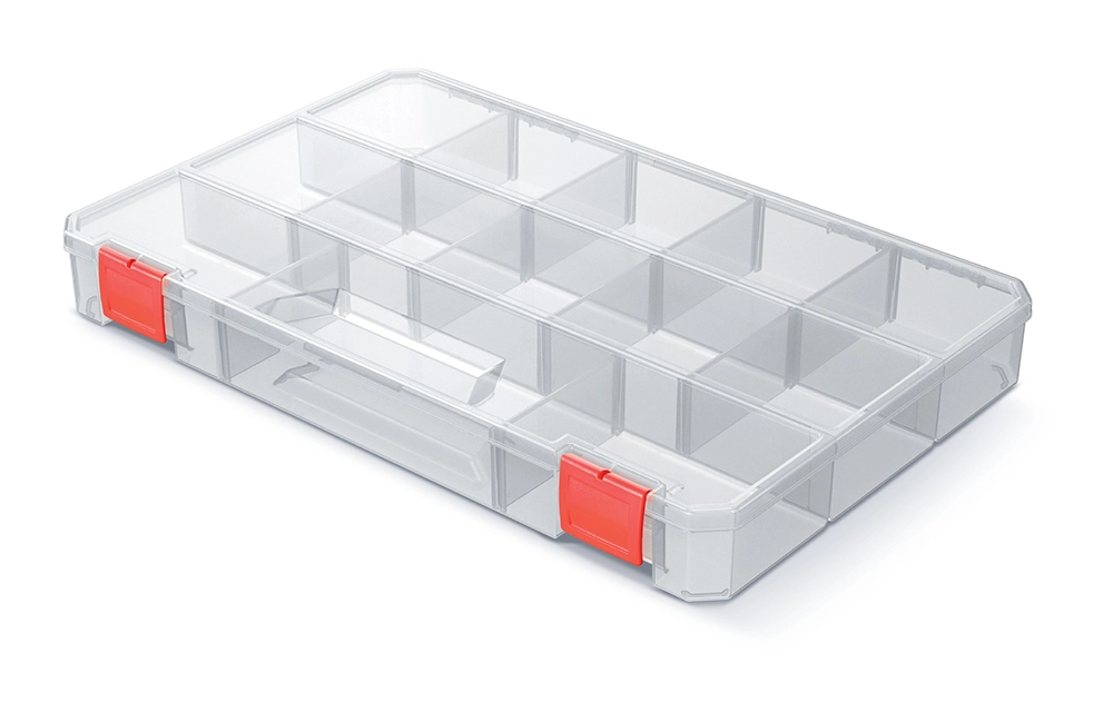 E-shop Kistenberg Box organizér 35,5 x 23 x 4,1 cm SQR Box KSQ35254 transparentný