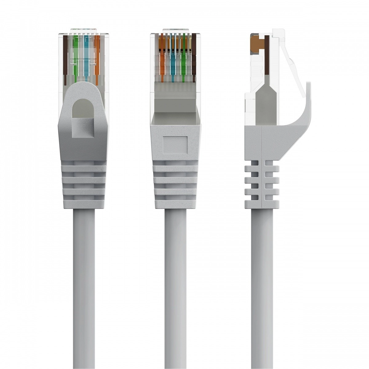 Gembird PP6U-20M UTP Cat6 Patch cord, 20m, šedý