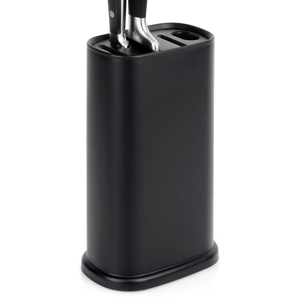 Čierny blok na nože s priehradkami