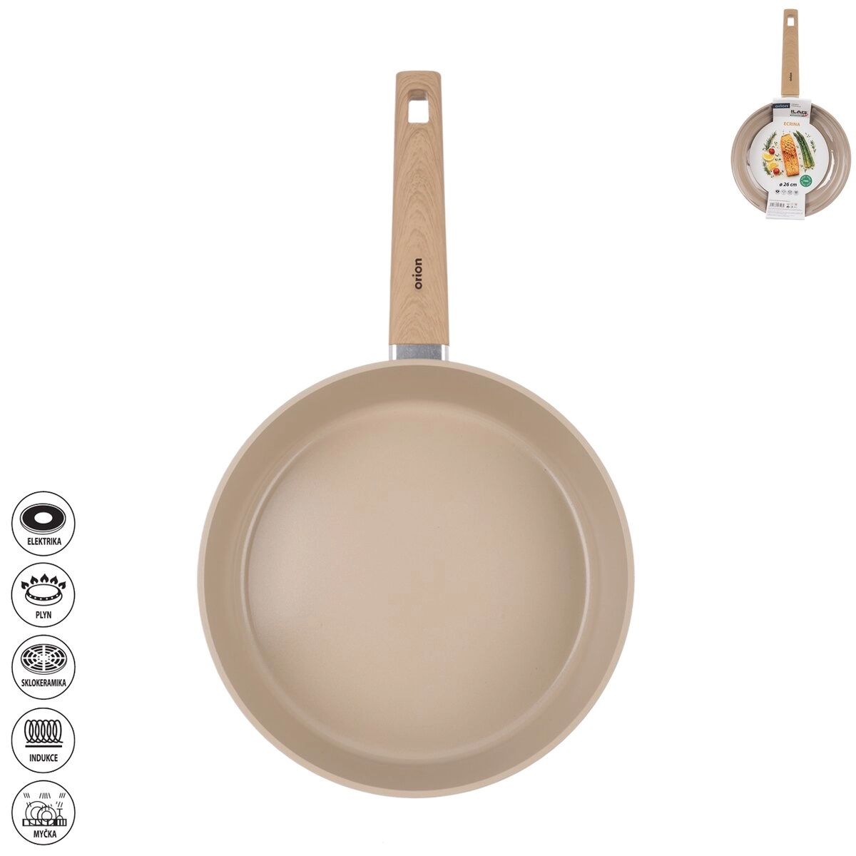 E-shop Orion hlboká panvica Ecrina 26 cm