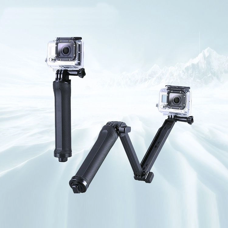 E-shop Skladací statív Monopod pre športovú kameru GoPro 3-Way - čierny