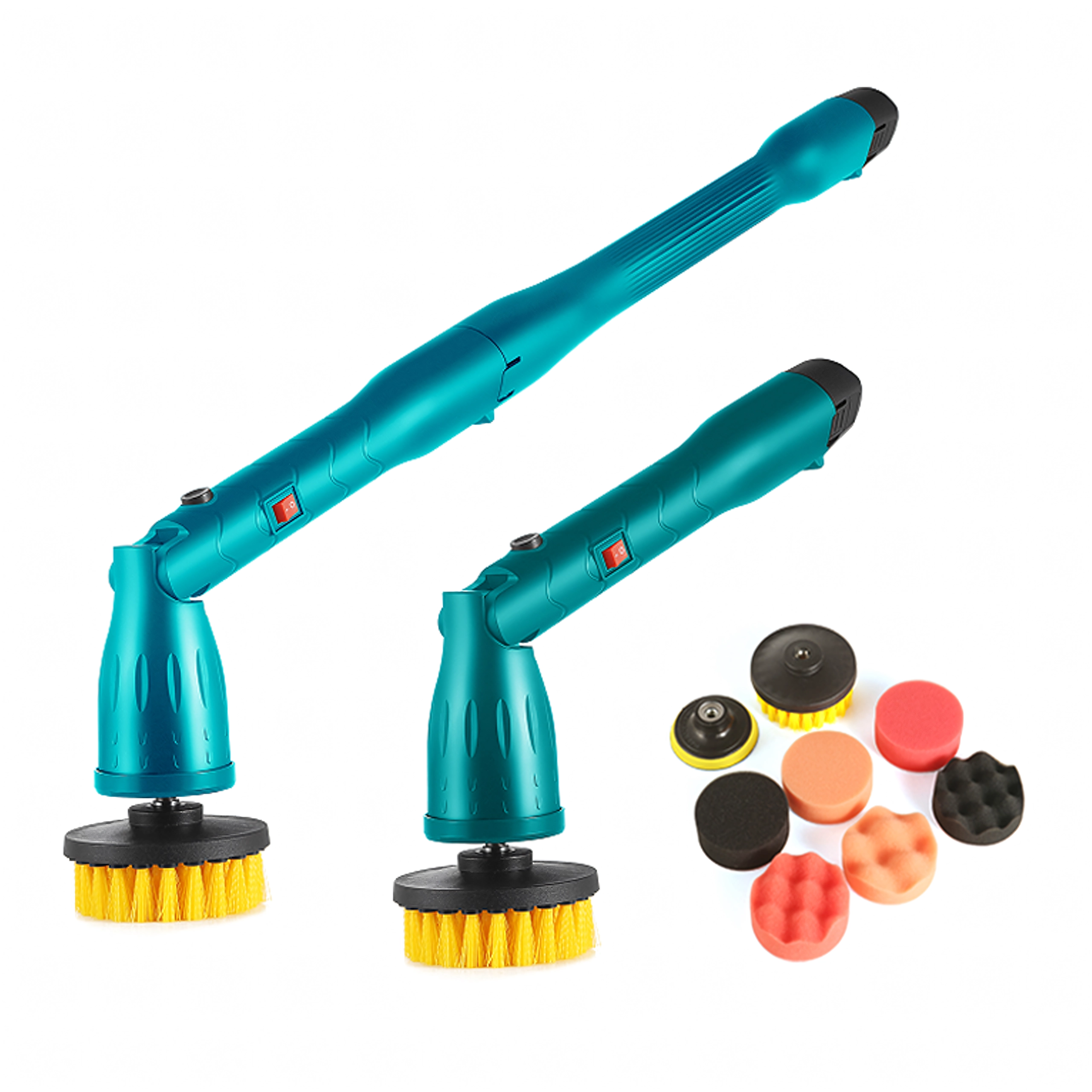 Akumulátorová rotačná čistiaca kefa na podlahy, okná a steny