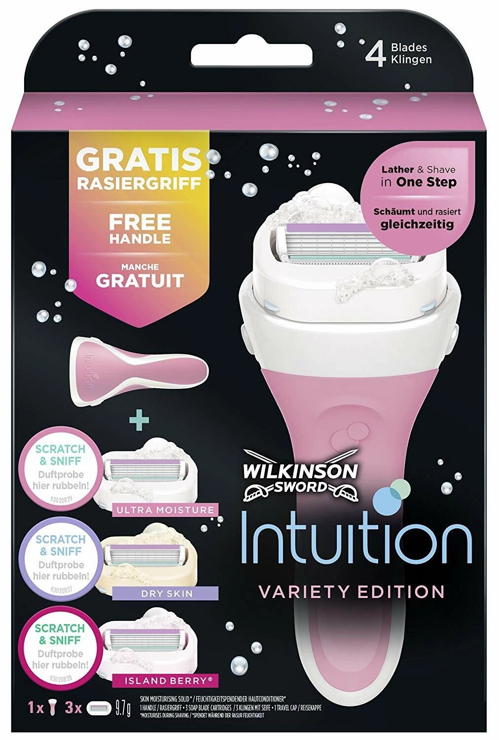 E-shop Wilkinson Sword Intuition Variety Edition + 3 ks hlavic