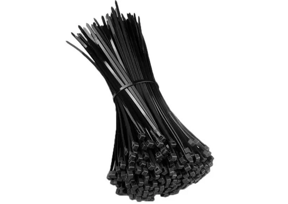 E-shop Čierne nylonové sťahovacie pásky 2,5x120 mm, 100 ks